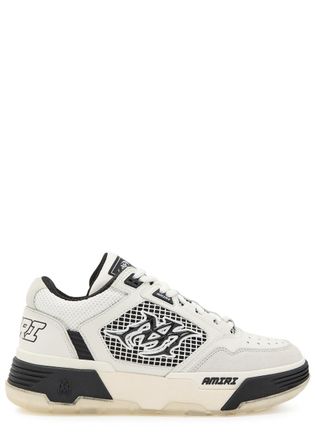 Amiri MA-94 Panelled Leather Sneakers - White And Black - 45 (IT45 / UK11)