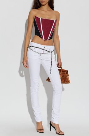 Dsquared2 Super Skinny Jeans, Womens, White