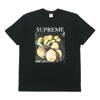 SUPREME FW18 Still Life Tee Black Printing Short Sleeve Unisex SUP-FW18-020