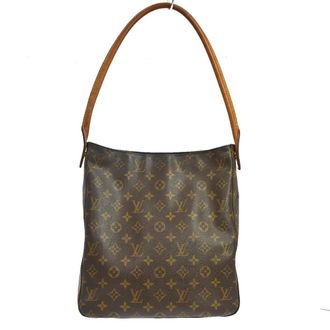Louis Vuitton Looping Monogram Canvas Brown Canvas Handbag (Pre-Owned)