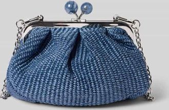 Max Mara Clutch aus Baumwoll-Mix Modell PALMAS in Ocean, Gr&ouml;&szlig;e 1