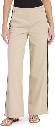 Lyss&eacute; Brinne Side Stripe Trouser In Beige