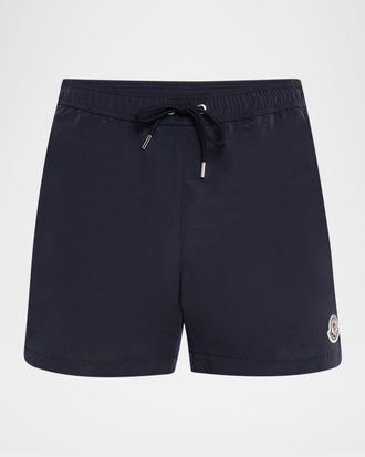 Moncler Men & apos;s Slim Logo Swim Shorts