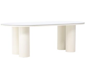 VE DESIGN Ovaler Design Esstisch Havstensund 220 x 110 cm