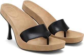 Mango Two Tone Thong Slide Sandal at Nordstrom, Size 39