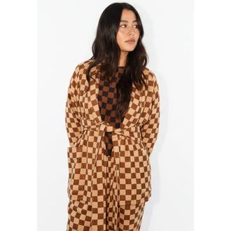 Ace & Jig Ryan Wraparound Fitted Robe Jacket in Rhyme at Nordstrom, Size Xx-Large