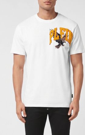 Philipp Plein T-shirt in cotone con logo ricamato
