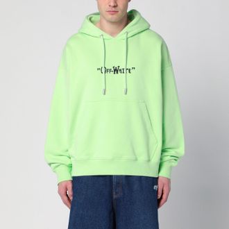 Off-white Mint Green Sweatshirt With Logo