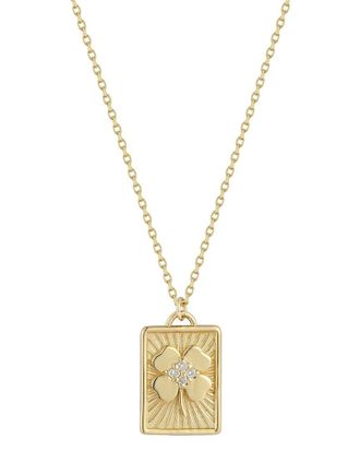 Ember Fine Jewelry 14K 0.08 Ct. Tw. Diamond Necklace