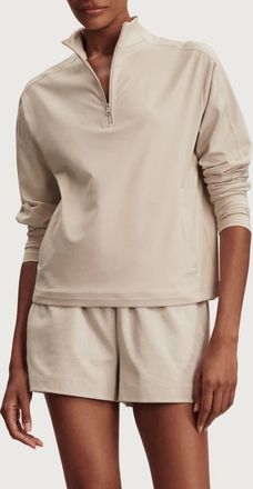 Varley Lamia Half Zip Sweatshirt in Pebble Marl at Nordstrom, Size Xx-Small