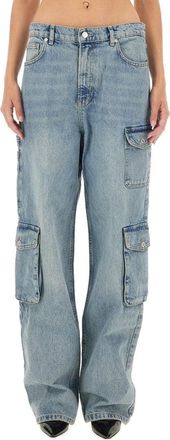 Moschino Cargo Pants With Vintage Light Wash