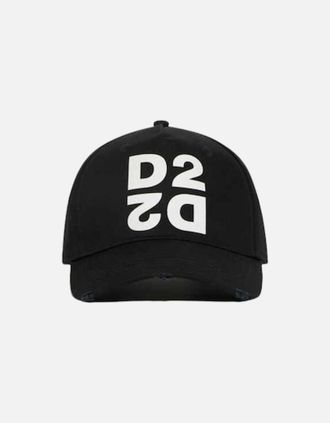 Dsquared2 Mens Logo Baseball Cap - Black