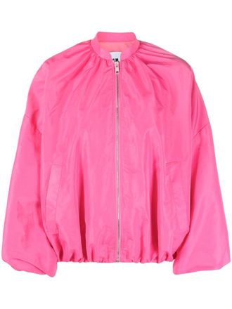 Msgm Bomberjack met rits - Roze