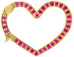 Eden Presley Diamond Double-Sided Motif Heart Lock Closure in Metallic Gold at Nordstrom