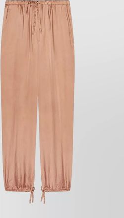 Dries Van Noten satin track pants