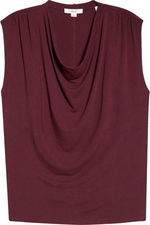 Vince Cowl Neck Sleeveless Top in Black Rose at Nordstrom, Size Xx-Small