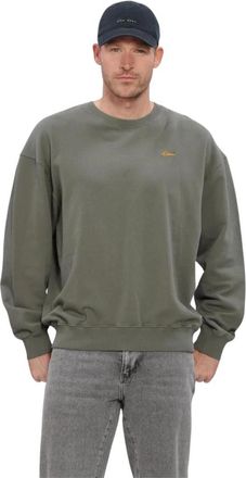 For&eacute;t Perch Sweatshirt - Heren - Sweatshirts - Groen - S - Katoen - Hoodies & sweatvesten
