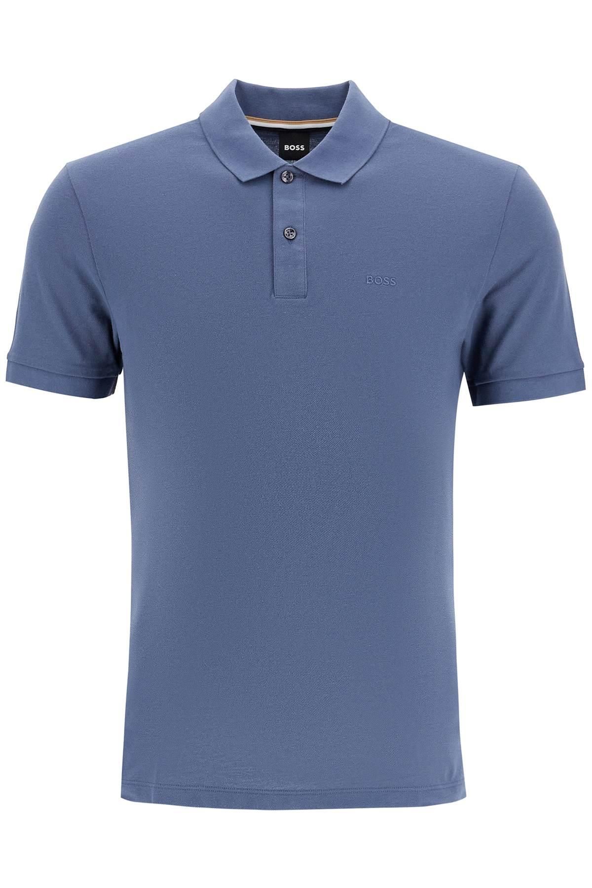 Blue hugo boss polo clearance