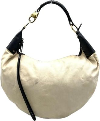 Gucci Pre-owned Shoulder Bags, female, Beige, Size: ONE SIZE Pre-owned Vintage Shoulder Bag