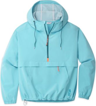 Stio | Womens CFS Hooded Anorak Top, Size Extra Small in Horizon