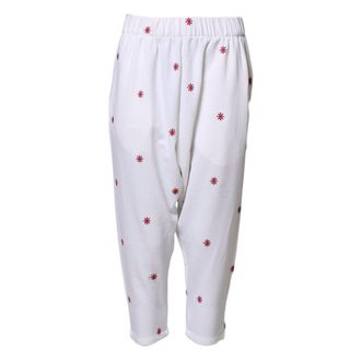 Department Five Floral Tape High Waist Cropped Womens Pants (Pre-Owned)