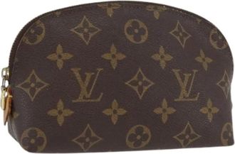 Louis Vuitton Pre-owned Bags, female, Brown, Size: ONE SIZE Pre-owned Vintage Monogram Pouch
