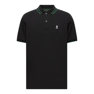 Psycho Bunny Rex Performance Pique Polo in Black Men