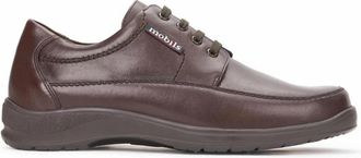 Mephisto Ezard Heren Brede Schoenen Bruin - Heren - Veterschoenen - Bruin - 40 EU - Leer - Schoenen