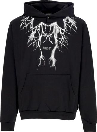 Phobia Archive Lightning Hoodie - Heren - Hoodies - Zwart - XS - Katoen - Hoodies & sweatvesten