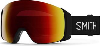 Smith 4D MAG 184mm Snow Goggles in Black /Chromapop Sun Red at Nordstrom