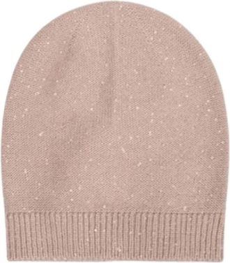 Fabiana Filippi Mut- Zijde en Kasjmier Hoed - Dames - Hoeden - Roze - ONE Size - Kasjmier - Accessoires