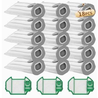 OEM Paquete De 15 Bolsas Para Aspiradora Vorwerk Kobold Vk7, Compatible Con Vorwerk Kobold Vk7 Fp7, Con 3 Filtros Hepa, Repuestos Para La Bolsa Del Filtro