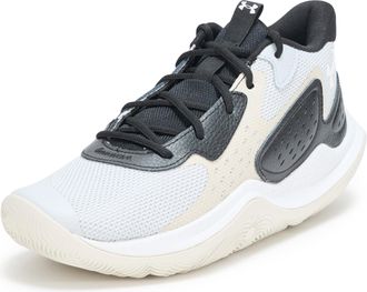 Under Armour Unisex-Adult Jet 23 Basketball Shoe, (014) Halo Gray/Black/White, 14 Women/12.5 Men