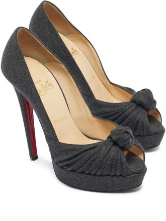 Christian Louboutin Jenny open-toe pumps - Black