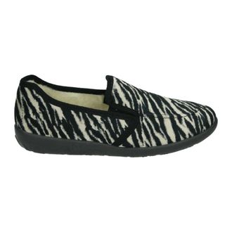 Rohde Schoenen, Dames, Veelkleurig, 37 EU, Sportieve Gesloten Pantoffel Bruin Patroon