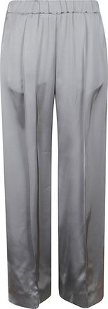 Jil Sander Silky Texture Trousers with Elegant Draping