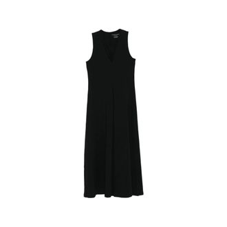 Majestic Filatures Majestic Filatures, Midi Dresses, female, Black, Size: S Abito midi