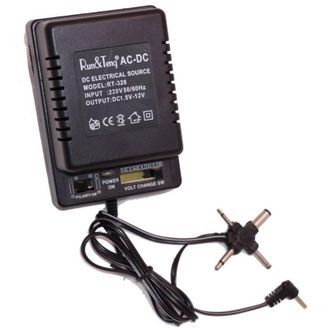 Trade Shop Trade Shop - Universal 1.5v A 12v 2000ma Ca Ca Dc Fuente De Alimentaci&oacute;n Transformador Con Selector