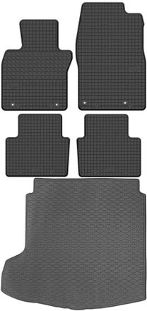 OEM Mazda 3 Iv Sed&aacute;n A Partir De 2019 Set - Alfombrillas De Goma Para Coche + Alfombrilla Para Maletero