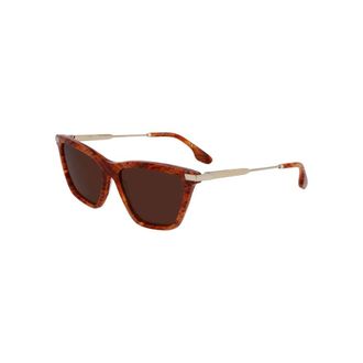 Victoria Beckham Sunglasses, female, Brown, Size: ONE SIZE Acetate Frame Classic Sunglasses