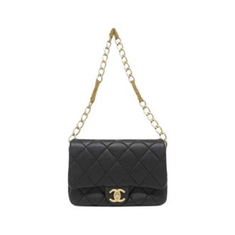 Chanel Pre-owned Vintage Shoulder Bag - Dames - Pre-owned - Zwart - Maat: ONE Size Leer