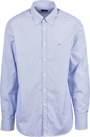 Paul & Shark White/Blue Check Cotton Shirt