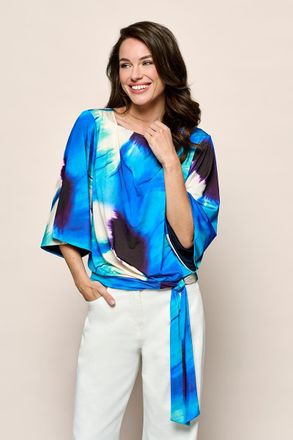 Mart Visser Miley Print Top Blauw / Multi