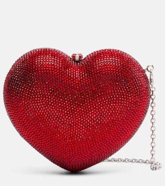 Judith Leiber Clutch LAmour Petit Coeur con cristalli