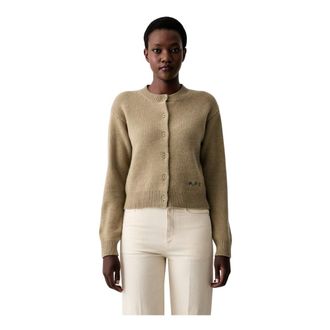 A.P.C. A.p.c., Dames, Truien, Beige, Maat: L Wol