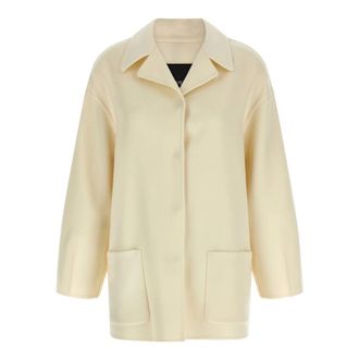 Fabiana Filippi Dames, Mantels, Wit, Maat: S Kasjmier