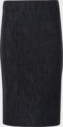 Akris Denim Midi Pencil Skirt