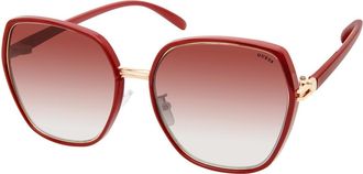 Guess Brown Butterfly Ladies Sunglasses GF0407 66F 59