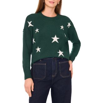 Vince Camuto Star Crewneck Sweater in Windsor Moss at Nordstrom Rack, Size Small