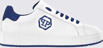 Philipp Plein Sneakers basse in pelle bicolore con monogramma e logo Hexagon